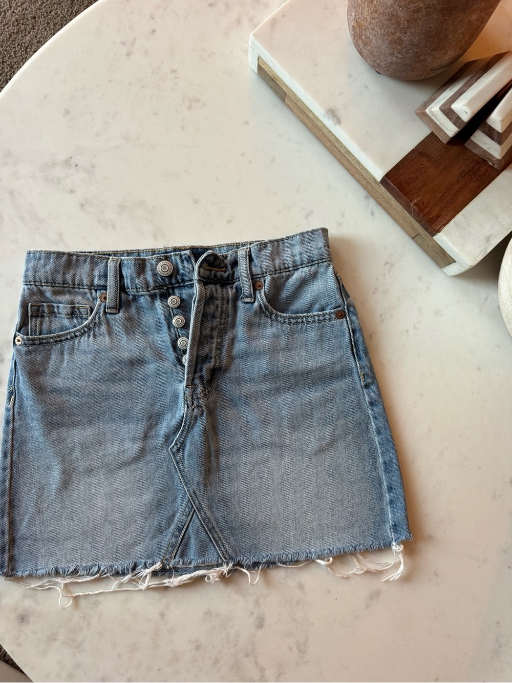 Denimn High Waisted Skirt